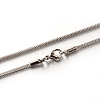 Tarnish Resistant 304 Stainless Steel Lantern Chain Necklaces LS-STAS-M174-070P-1