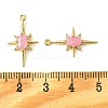 Brass Micro Pave Cubic Zirconia Pendants KK-M277-08G-03-3