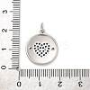 Brass Micro Pave Cubic Zirconia Pendants KK-U033-11P-02-3