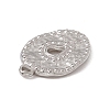Non-Tarnish 304 Stainless Steel Pendants STAS-P316-11P-3