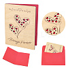 Valentine's Day Wooden Greeting Cards DIY-CP0011-91D-6