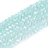 Baking Electroplate Glass Beads Strands LS-DGLA-A039-J2mm-B26-1