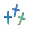 Ion Plating(IP) 201 Stainless Steel Pendants STAS-E176-02M-2