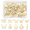 60Pcs 10 Styles 304 & 201 Stainless Steel Charms STAS-FS0001-93-1