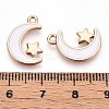 Alloy Enamel Pendants ENAM-T022-09B-3