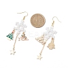 Alloy Enamel Dangle Earrings EJEW-TA00727-4