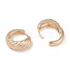 Brass Hoop Earrings for Women EJEW-L292-002G-2