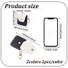 4Pcs 2 Colors PU Imitation Leather Coin Bags AJEW-GL0002-51-2