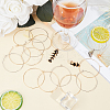 60Pcs 2 Colors 316 Surgical Stainless Steel Wine Glass Charms Rings STAS-DC0001-45-3