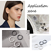 304 Stainless Steel Huggie Hoop Earrings EJEW-UN0001-36P-3