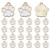 120Pcs Alloy Enamel Pendants ENAM-FH0001-95B-1