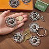 8Pcs Flower Zinc Alloy Cabinet Handles AJEW-FH0006-30A-3