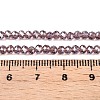 Electroplate Glass Beads Strands EGLA-A044-T2mm-A07-2