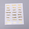 Waterproof Plastic Decorations Stickers DIY-WH0191-04A-1