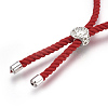 Cotton Cord Bracelet Making KK-F758-03F-P-3