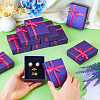 Rectangle Paper Jewelry Set Storage Boxes with Bowknot X1-CON-TAC0014-04B-6
