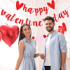 2 Sets 2 Style Valentine's Day Theme Paper Flags AJEW-CP0005-86-5