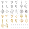   32Pcs 16 Style Alloy Stud Earring Findings FIND-PH0008-35-2