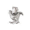 304 Stainless Steel Pendant Rhinestone Settings STAS-B167-14A-P-1