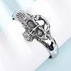 316 Surgical Stainless Steel Cuff Bangles BJEW-C142-01B-AS-1
