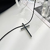 Alloy Cross Pendant Necklaces for Women WH-WG80F80-01-4