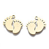Jewelry 201 Stainless Steel Charms STAS-T044-208G-2