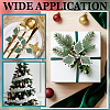 30Pcs 3 Colors Resin & Foam Artificial Holly Leaves DIY-GA0008-02-5