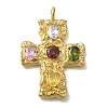 Ion Plating(IP) 304 Stainless Steel Colorful Rhinestone Pendants STAS-C105-11G-1