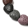 Natural Lava Rock Beads Strands G-N0114-A40-3