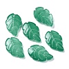 Baking Paint Imitation Jade Glass Pendants EGLA-M027-01A-2