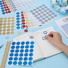 15 Sheets 5 Colors PVC Coated Scratch Off Film Password Stickers STIC-FG001-10-3