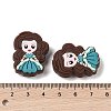 Princess Food Grade Silicone Focal Beads SIL-A008-05D-3