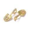 Rack Plating Brass Cubic Zirconia Pendants KK-D074-23G-3