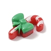Opaque Christmas Theme Resin Cabochons RESI-H162-06H-2