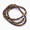 Natural Tiger Eye Beads Strands X-GSR4mmC014-AB+-3