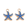 Alloy Enamel Pendants PALLOY-F224-10G-02-1