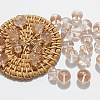 96Pcs 8 Colors Transparent Glass Beads GLAA-GO0001-01-6