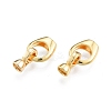 Brass Fold Over Clasps KK-A165-01G-3