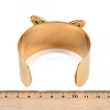 304 Stainless Steel Acrylic Cuff Bangles for Women LS-BJEW-A049-05G-02-5