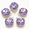 Golden Plated Alloy Pendants PALLOY-N154-03C-1