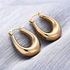 Ion Plating(IP)  304 Stainless Steel Hoop Earrings X-EJEW-A059-03G-3