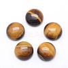 Natural Tiger Eye Cabochons G-P393-R12-12mm-1