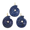 Dyed Natural Lapis Lazuli Pendants G-H353-02G-05-1