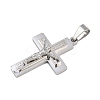 Jesus Theme 304 Stainless Steel Pendants STAS-D387-01C-P-2