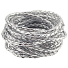 5M Braided Round PU Leather Jewelry Cord OCOR-GF0004-96A-04-1