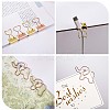 14Pcs 2 Style Cat & Heart Iron Binder Clips AJEW-GF0007-05-5