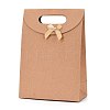 Kraft Paper Gift Bags with Ribbon Bowknot Design CARB-WH0009-05B-2