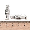 Tibetan Style Alloy Soldier Pendants TIBEP-GC160-AS-RS-3