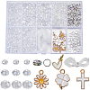 DIY Glass Beads & Alloy Enamel Charms Bracelets Making Kits DIY-SP0001-57C-1