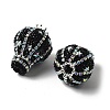 Crown Hot Air Balloon Acrylic Rhinestone Beads OACR-S048-03A-2